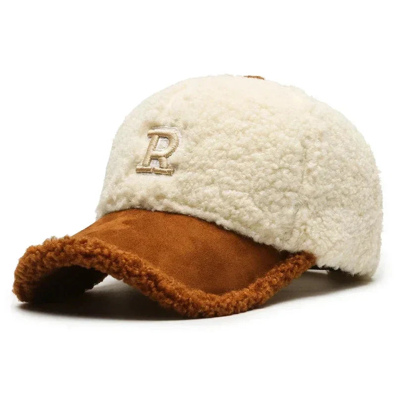 Contrasting Brim Baseball Cap Embroidered Cotton Casual - 
Fashinoza