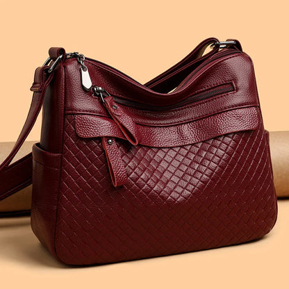 Vera Women's Leather Crossbody Purse - 
Fashinoza