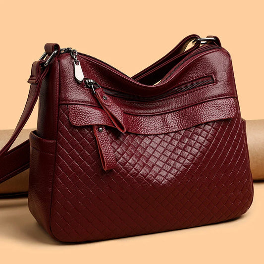 Vera Women's Leather Crossbody Purse - 
Fashinoza