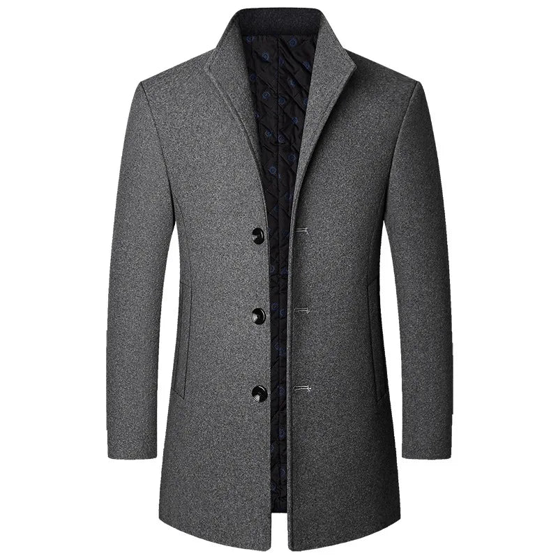 Jacob | Men’s Winter Wool Coat for Cold Weather