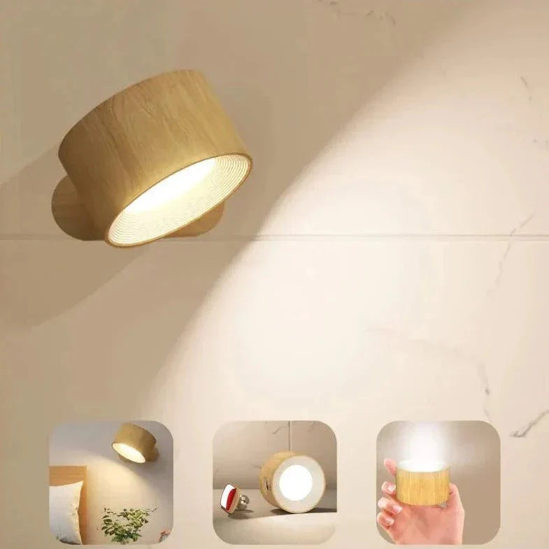 Magnetic Cordless Wall Lamp Rechargeable LED