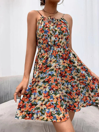 Women's Summer Dress Thin Strap Lightweight