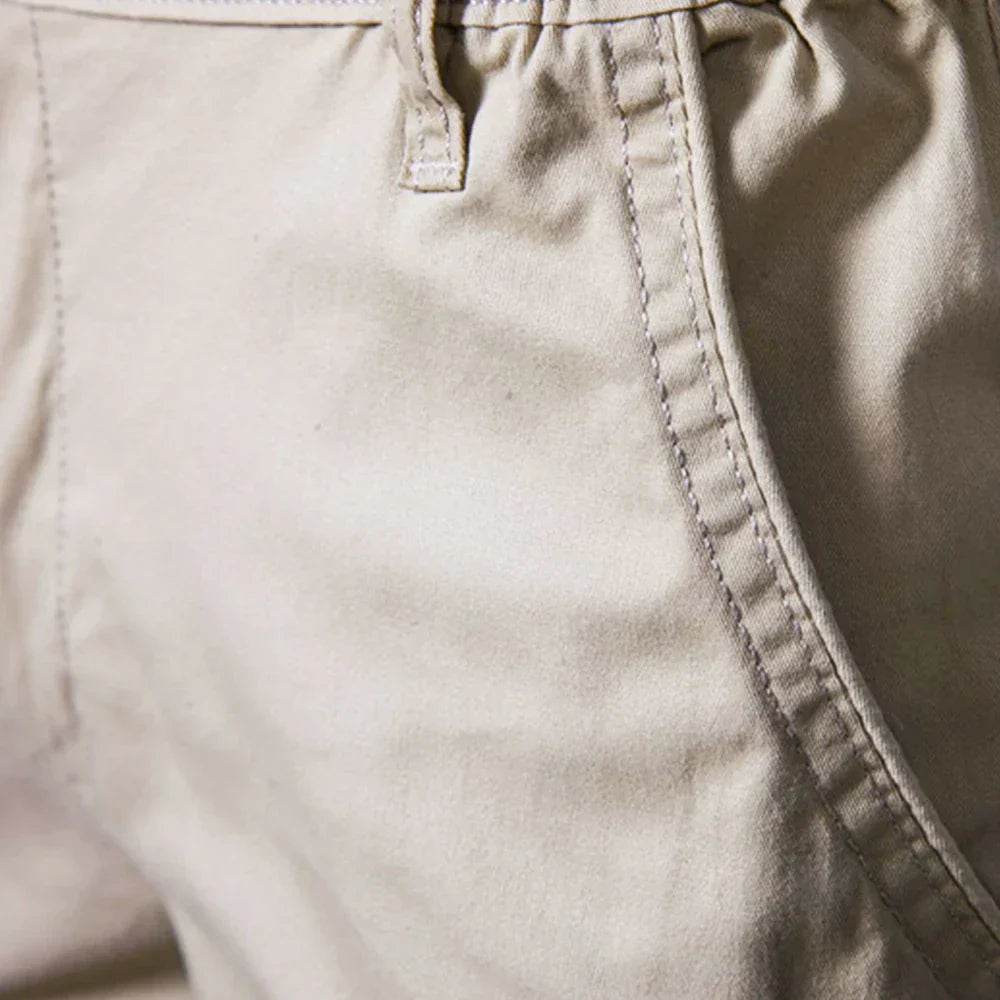 Men's Smart Casual Shorts Lightweight Beige