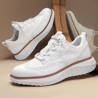 Textured Cushioned Sneakers