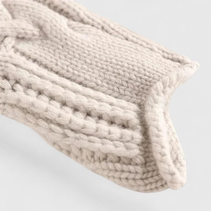 Women's Textured Cable Knit Turtleneck Sweater
