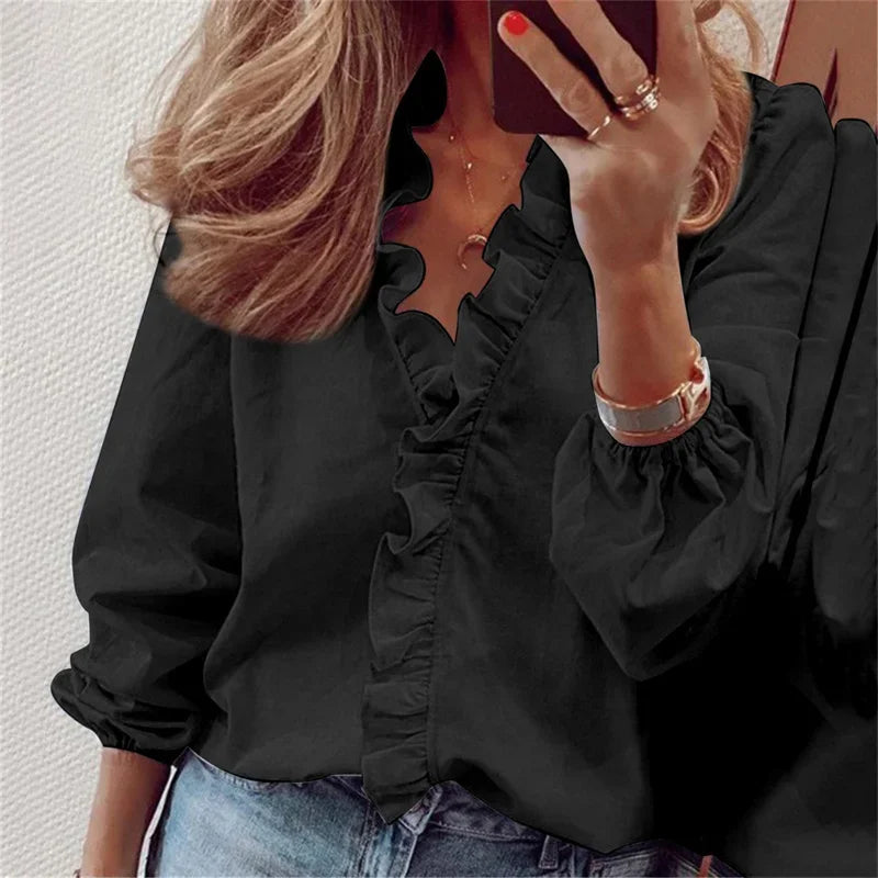 Women's Ruffled Blouse