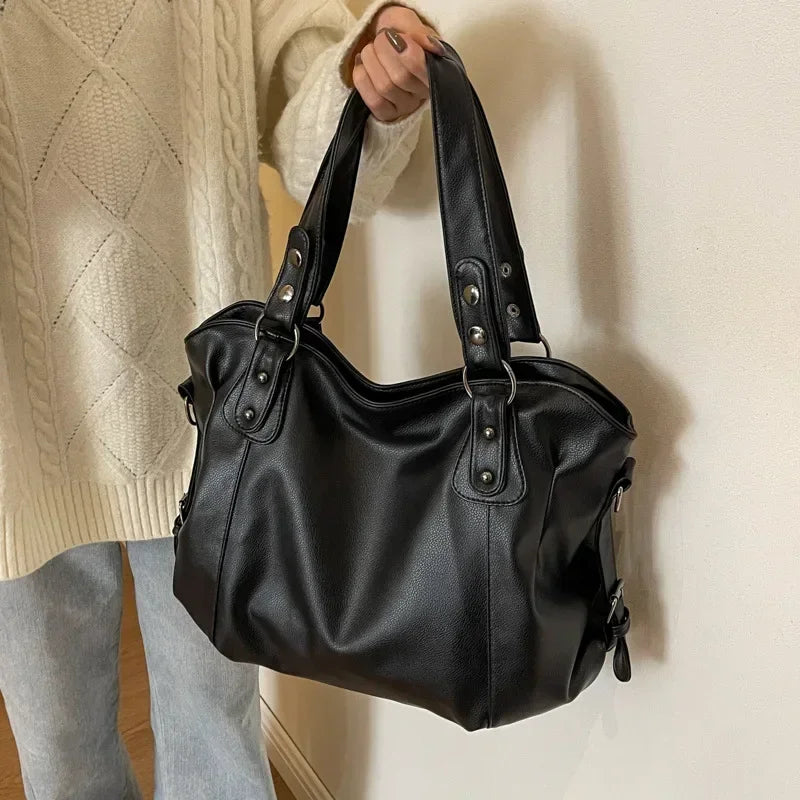 Lunelle Women's Large Soft Leather Tote Bag