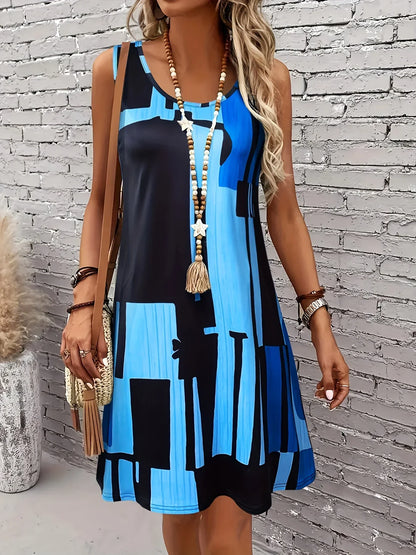 Aria - Sleeveless A-Line Dress