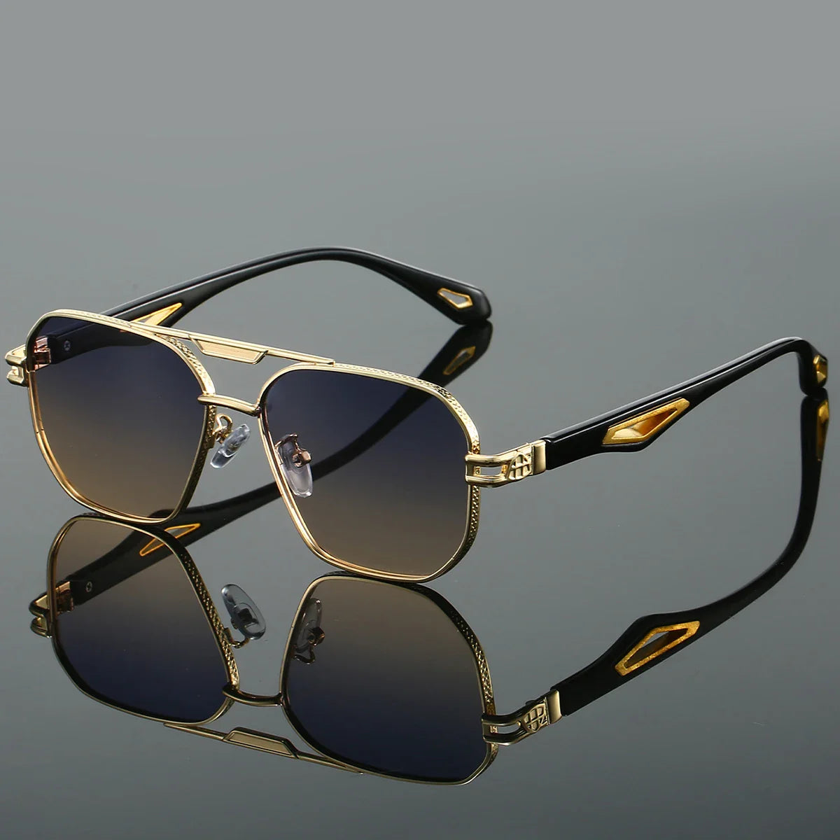 Odyssey Aviator Metal Sunglasses - 
Fashinoza