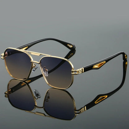 Odyssey Aviator Metal Sunglasses - 
Fashinoza