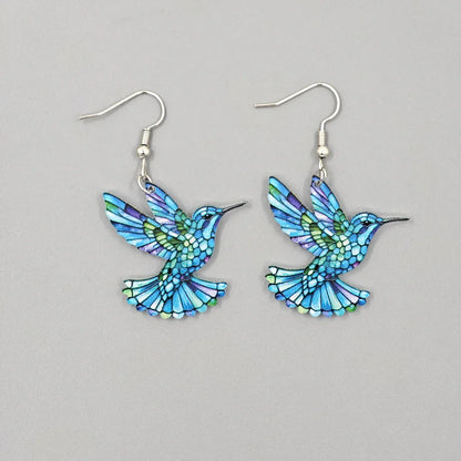 Hummingbird Prism Drop Earrings