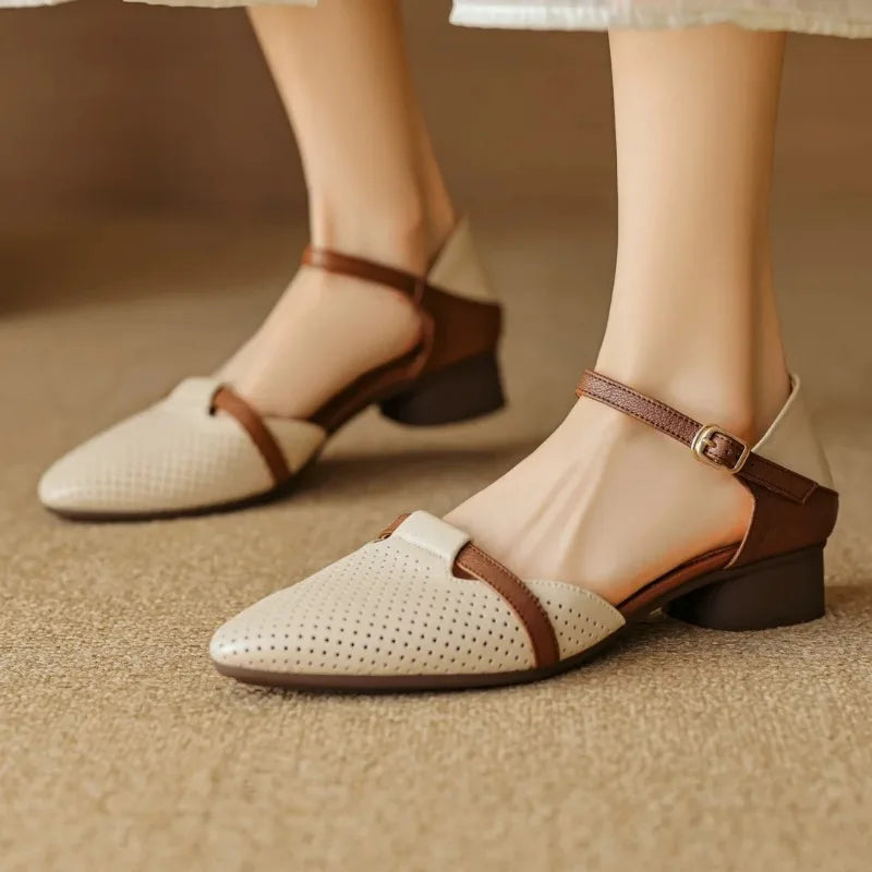 Celal Genuine Leather Heels