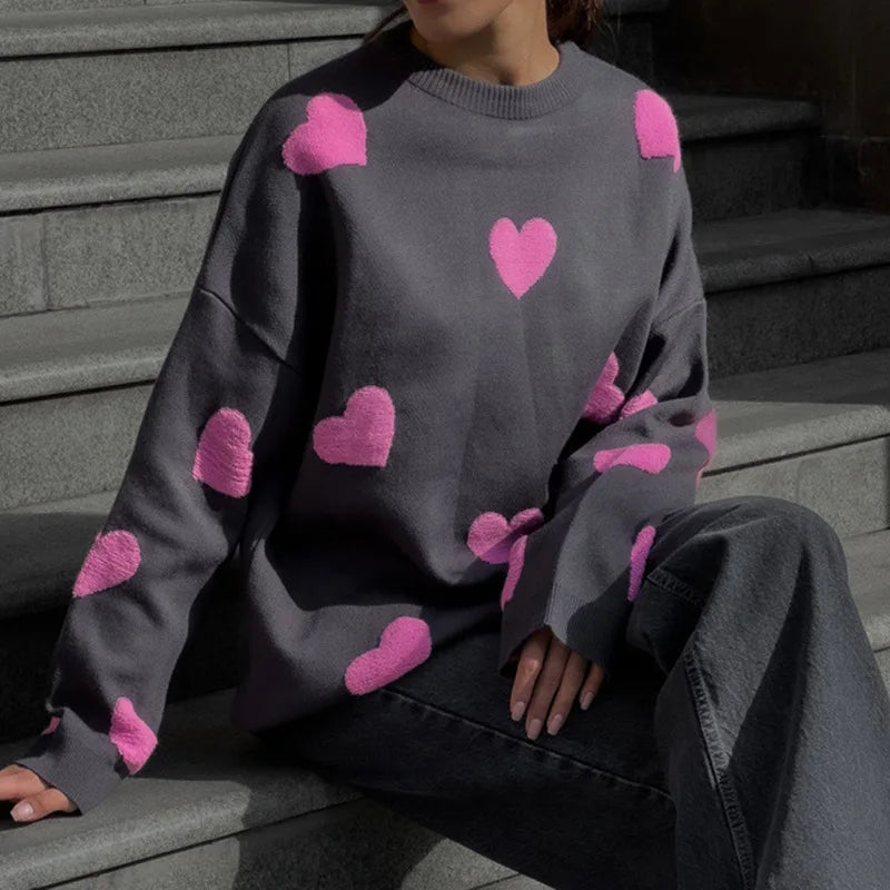 Women's Heart Sweater