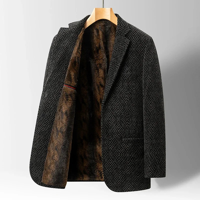 Wool Blazer Midnight Blue - 
Fashinoza