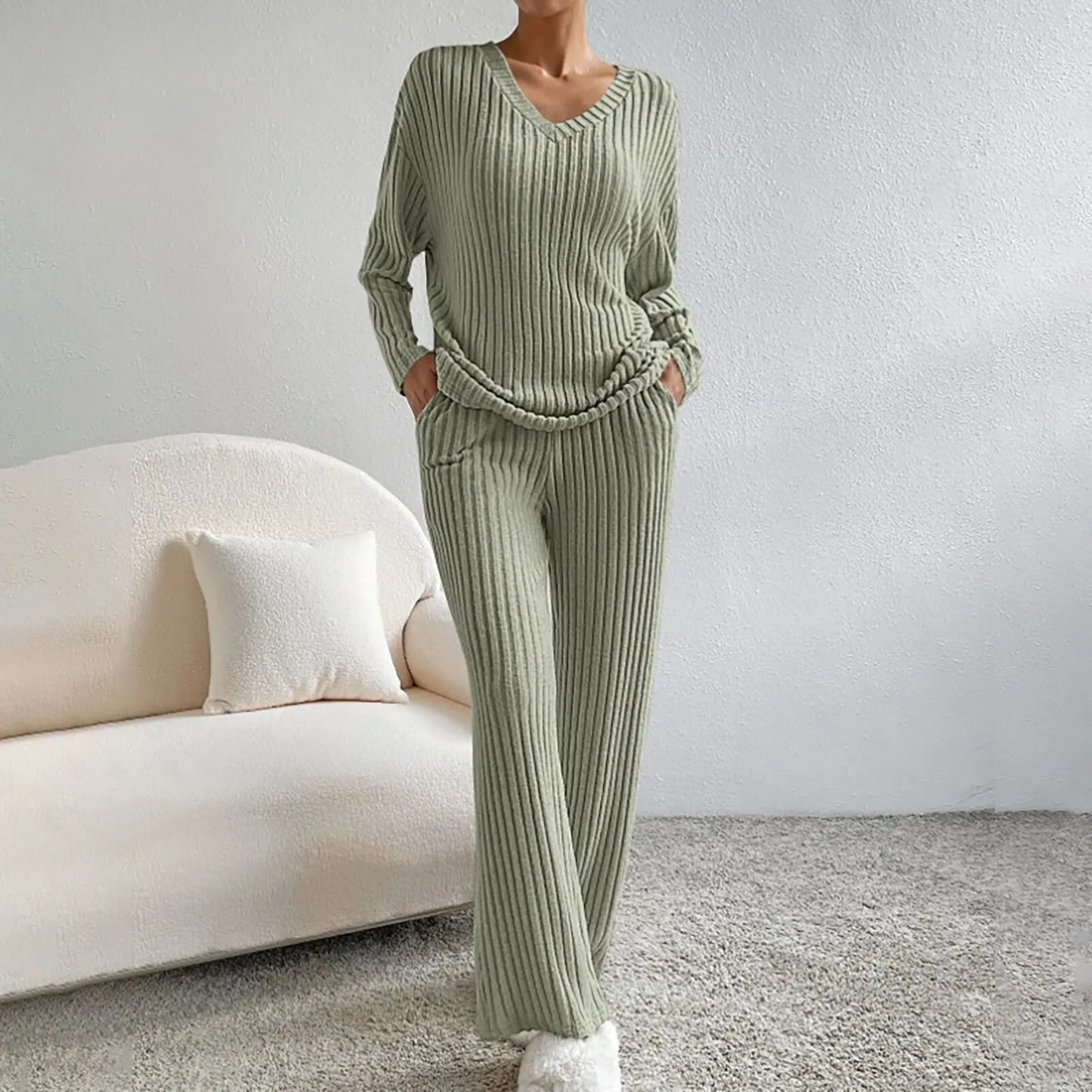 Women's Knitted 2-Piece Set