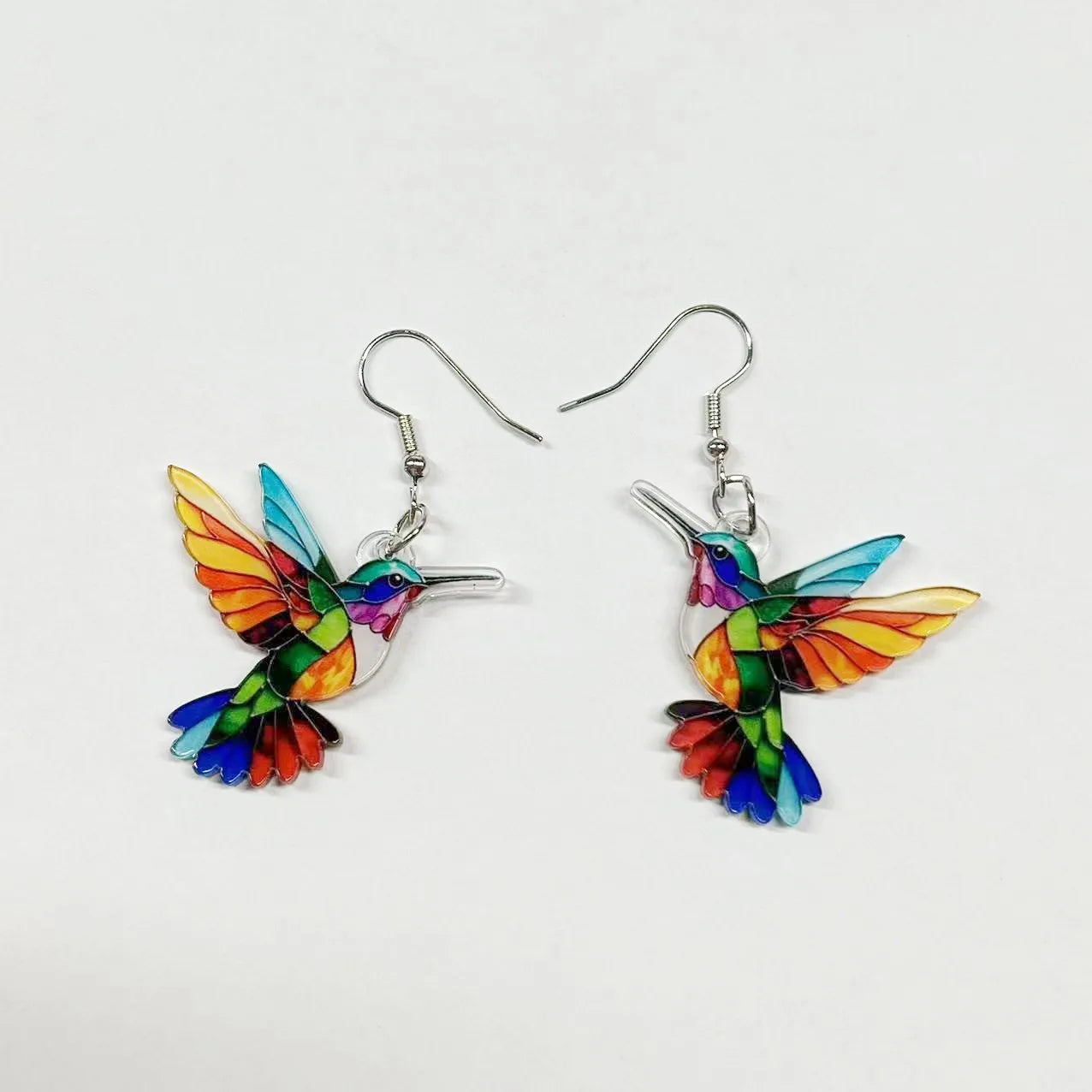 Hummingbird Prism Drop Earrings