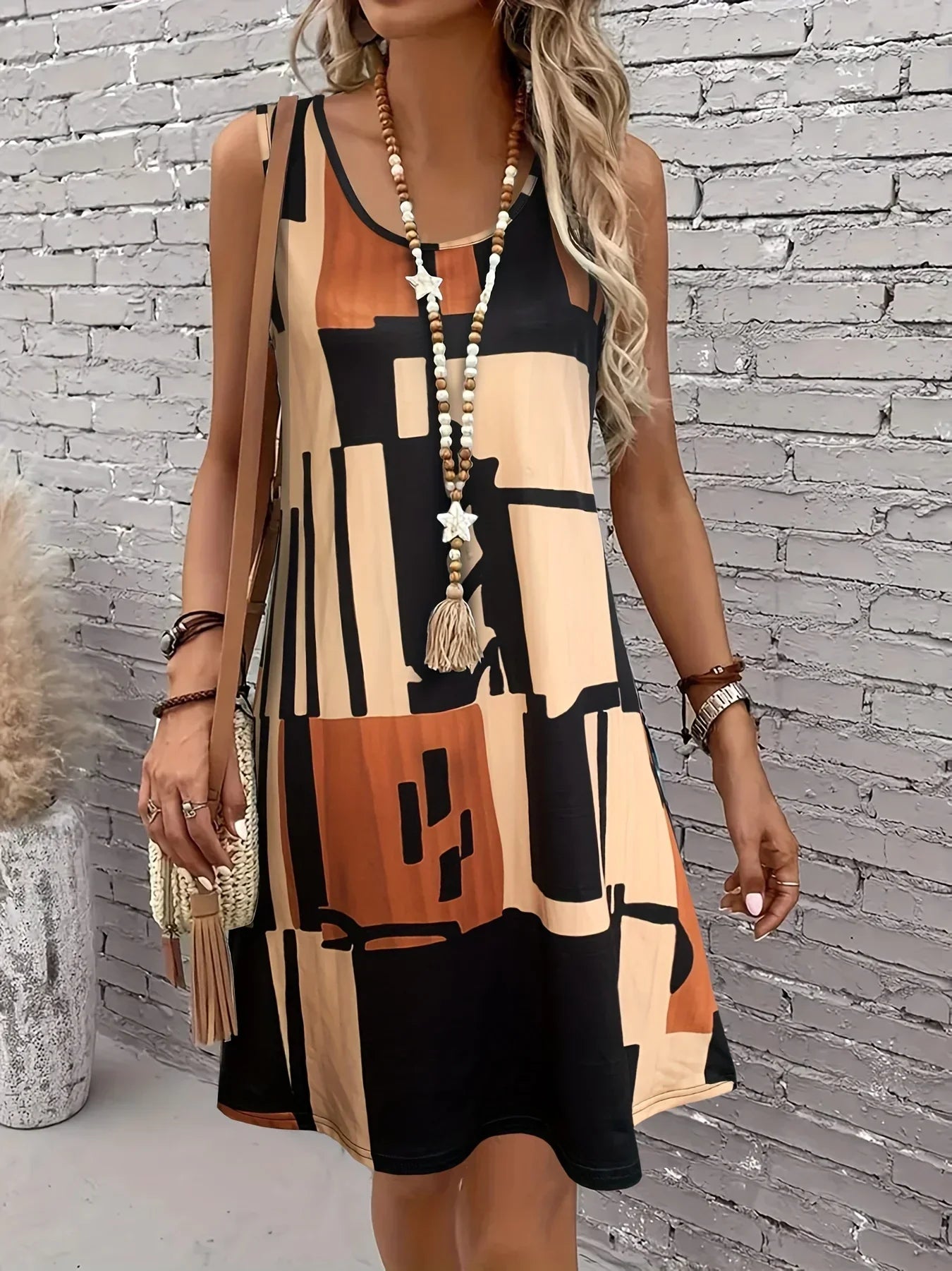 Aria - Sleeveless A-Line Dress