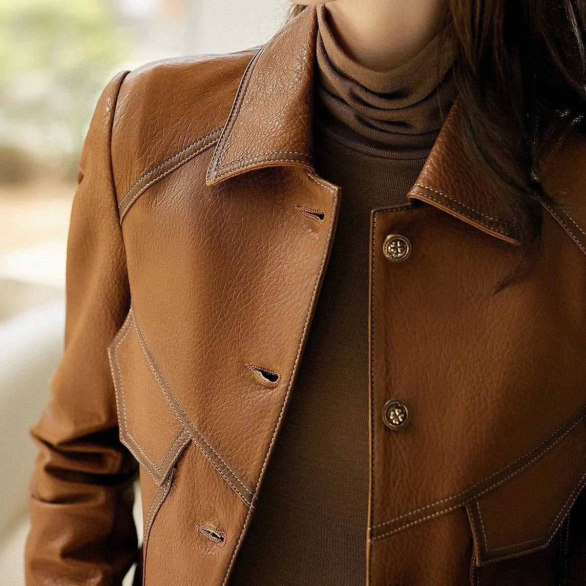 Women’s Romana Faux Leather Jacket