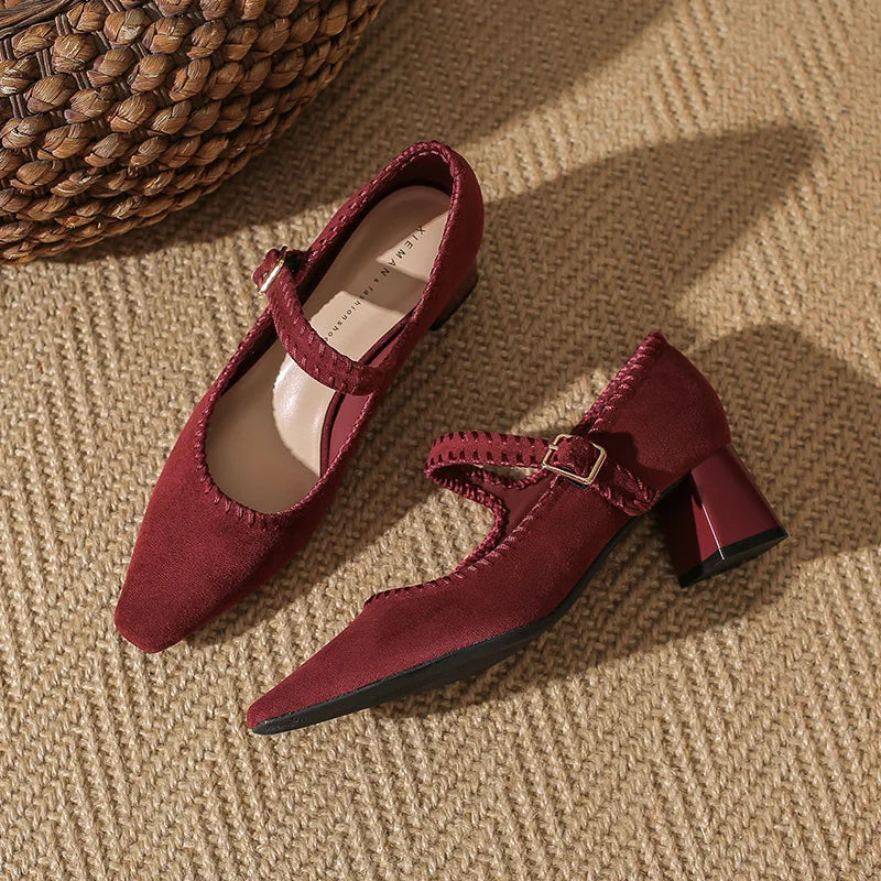 Capri Suede Heels