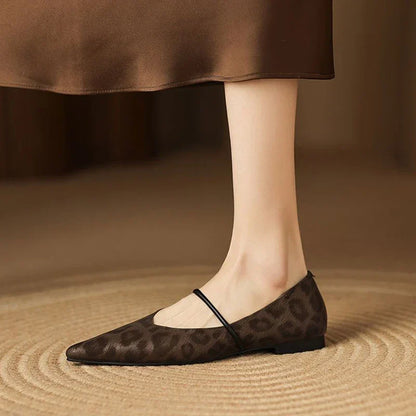 Calista Leather Flats