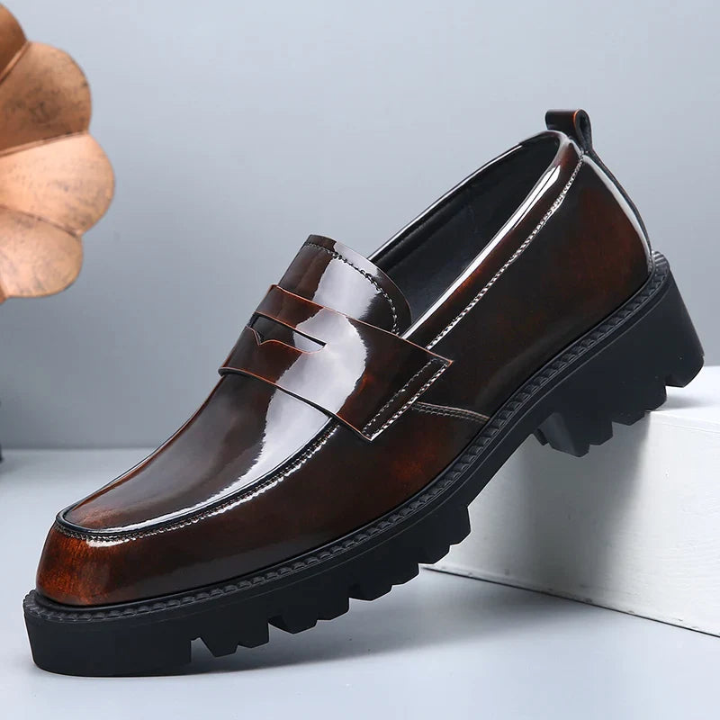 Men's Leather Dress Shoes Black