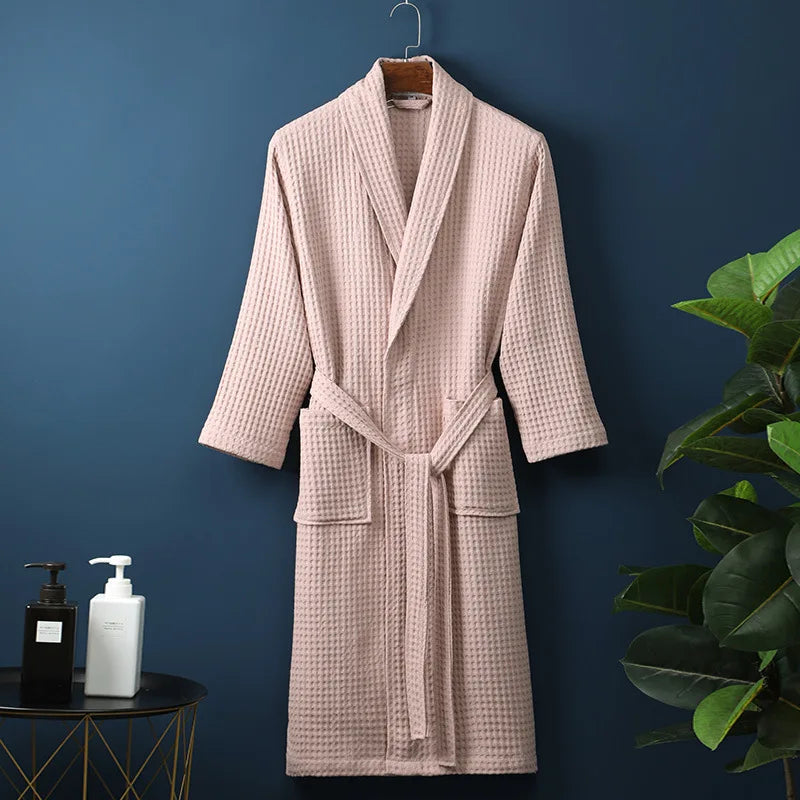 Isabel | Women’s Spring Waffle Lounge Robe