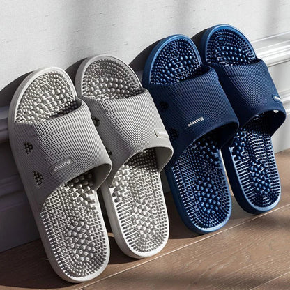 Non Slip Massage Slides Cushioned Unisex Bath Sandals
