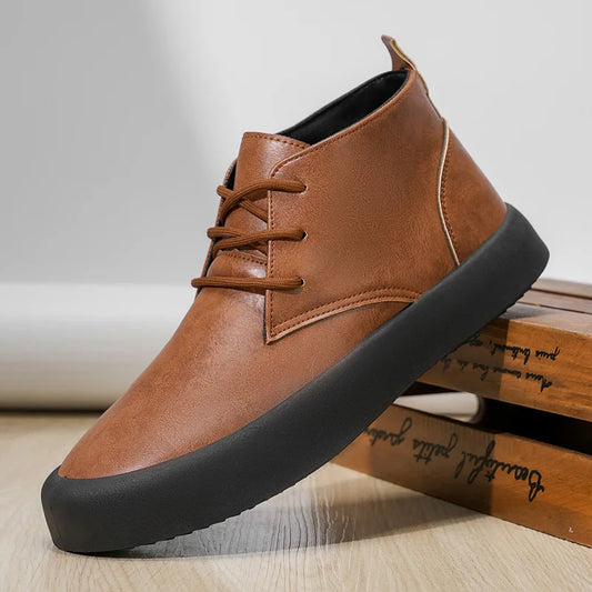 Men's Leather Shoes - 
Fashinoza