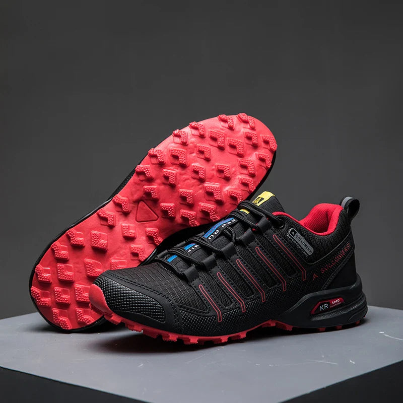 Orthopedic Men's Waterproof Hiking Shoes Non-Slip Outdoor Trekking Walking Sneakers