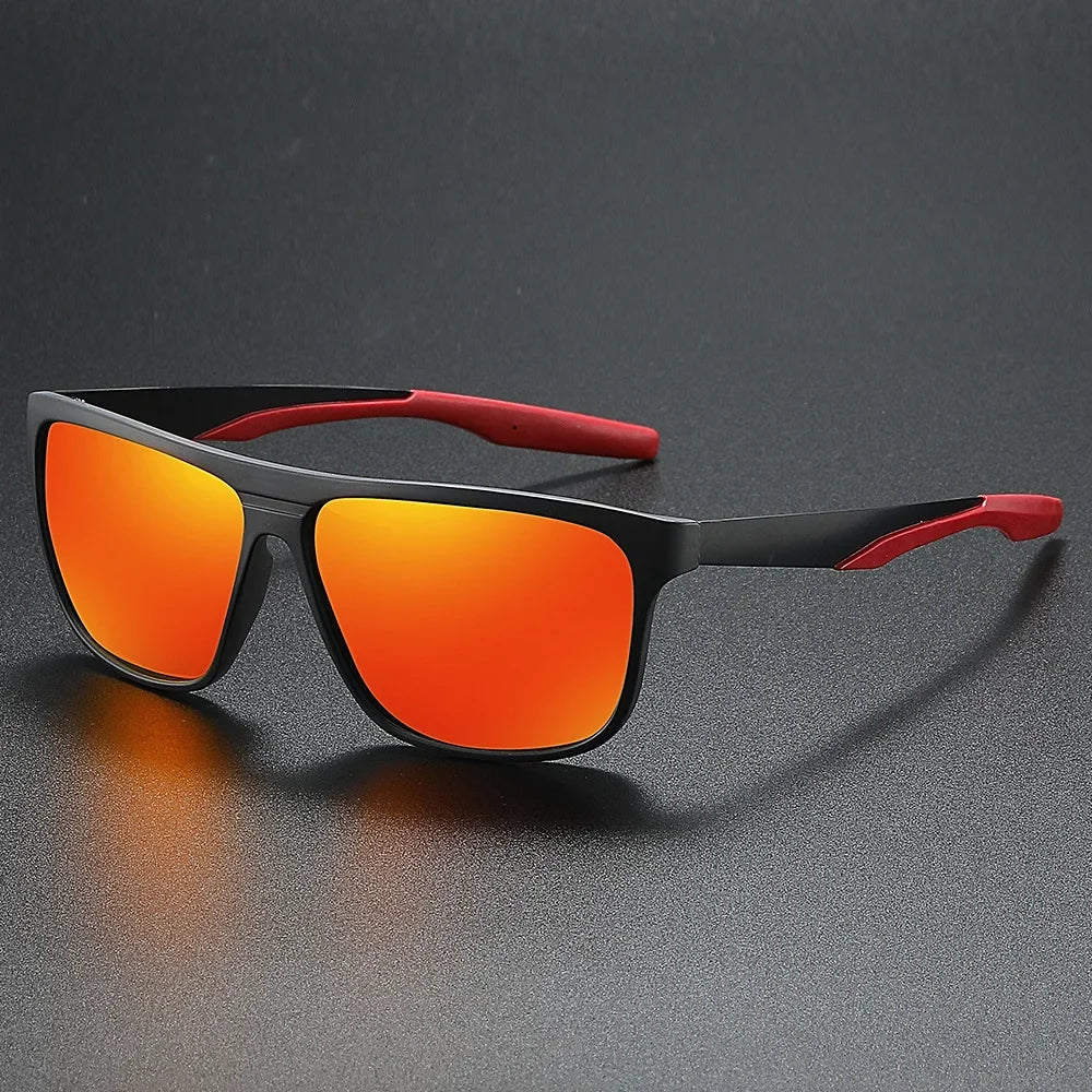 Bravos Rectangular Men's Sunglasses - 
Fashinoza