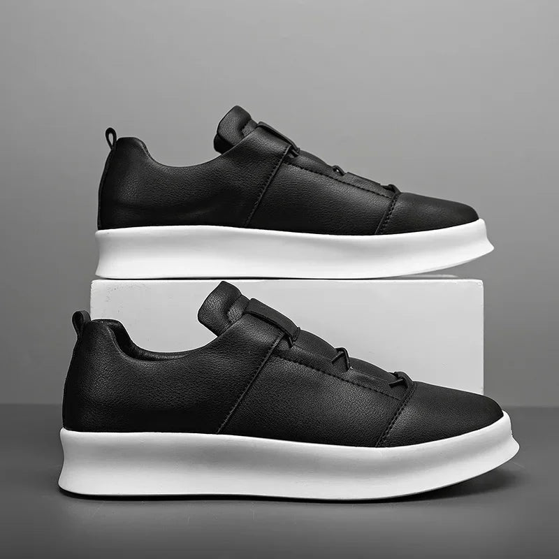 Men's Italian Leather Sneakers Marino