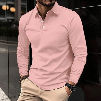 Levi | Men Spring Long Sleeve Polo Top