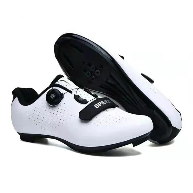 Unisex Mountain Bike Cycling Shoes Self-Locking Breathable Road Bicycle Flat Sneakers