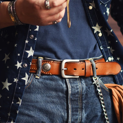 Zack Genuine Leather Belt