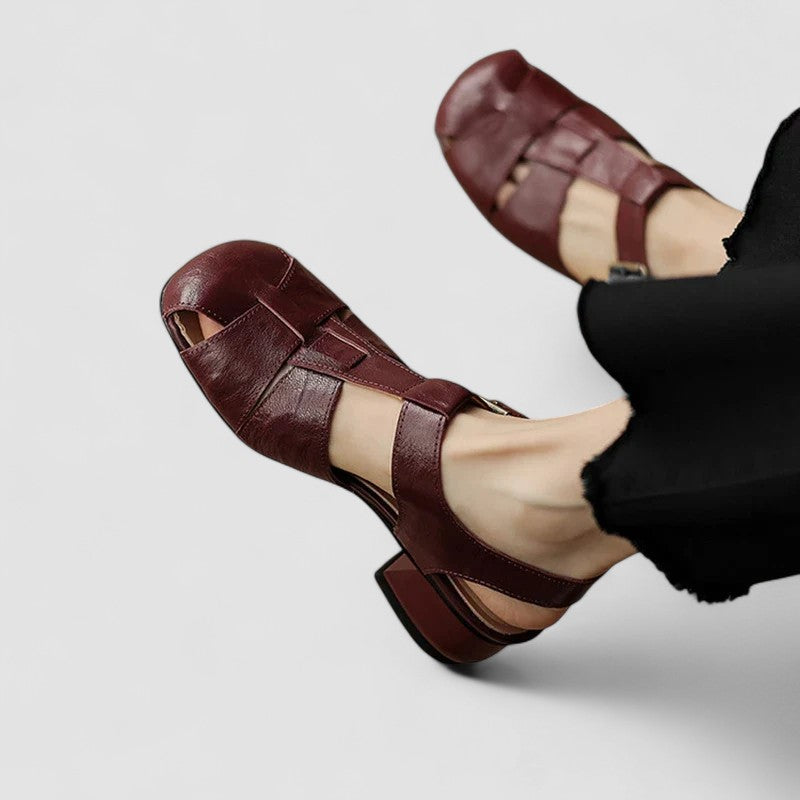 Women's Closed Toe Slingback Mary Jane Shoes