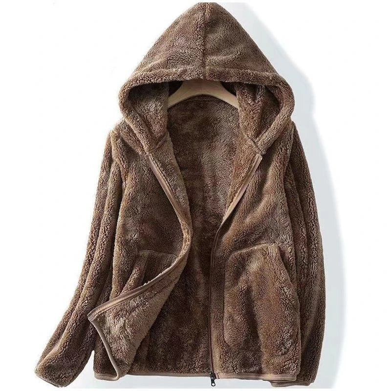 Ella | Women’s Spring Cozy Hooded Zip Jacket