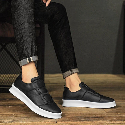 Men's Italian Leather Sneakers Marino