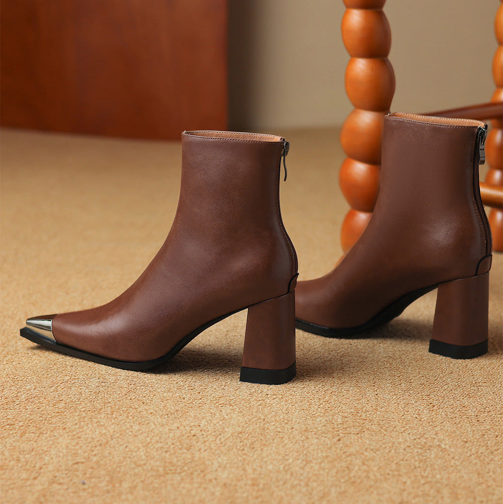 Women's Ankle Boots Toe Cap
