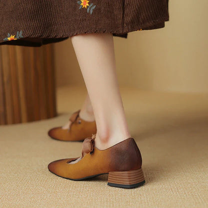 Priscilla Women's Leather Pumps