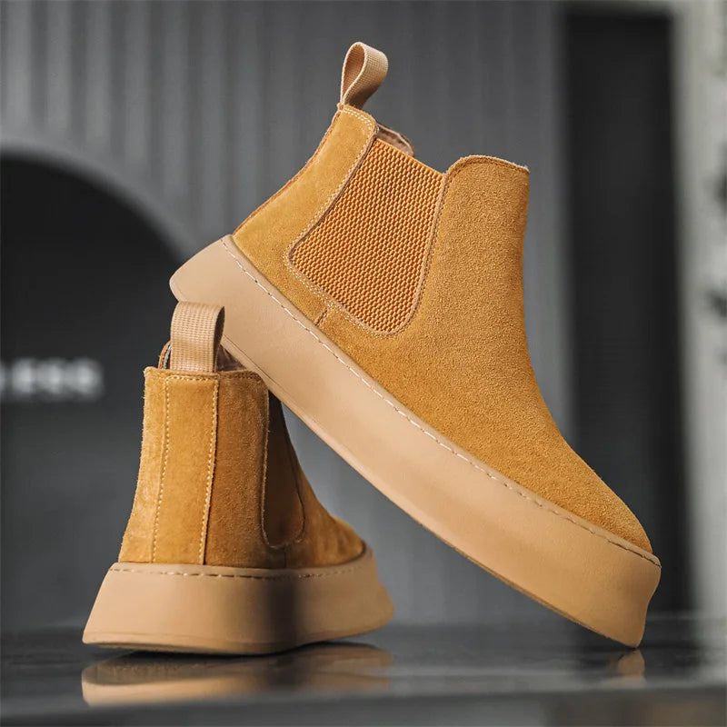 Marco Men's Suede Chelsea Boots