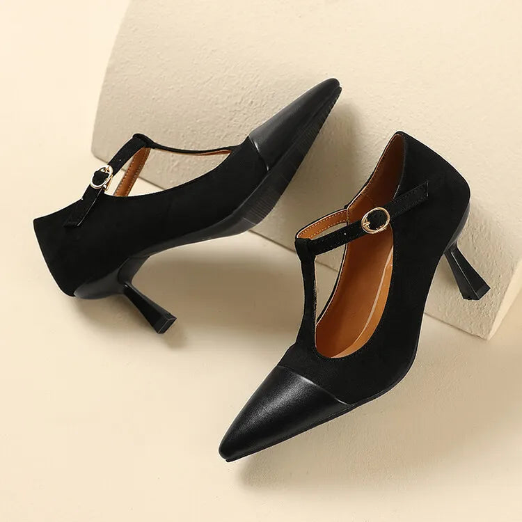 Vistra Leather Heels