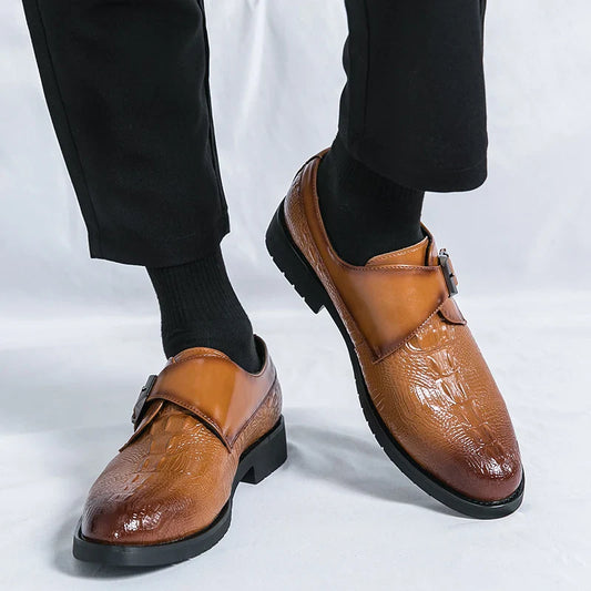 Men's Zenvor Genuine Leather Shoes
