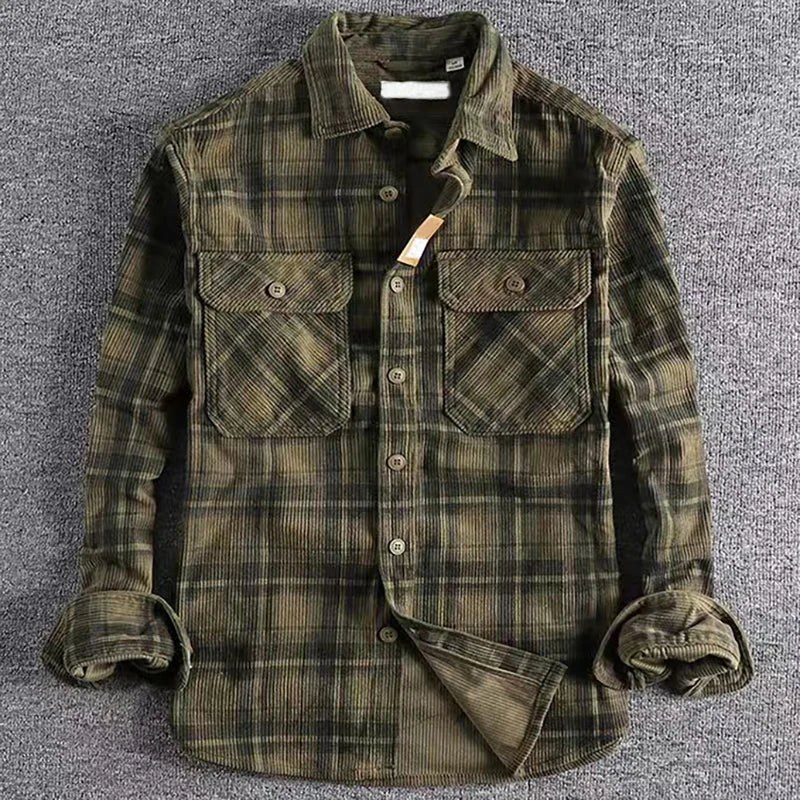 Harry | Men Summer Plaid Button Front Shirt