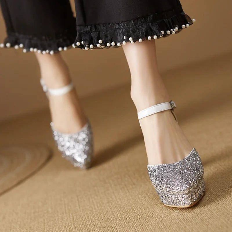 Women's Sparkle Platform Pumps