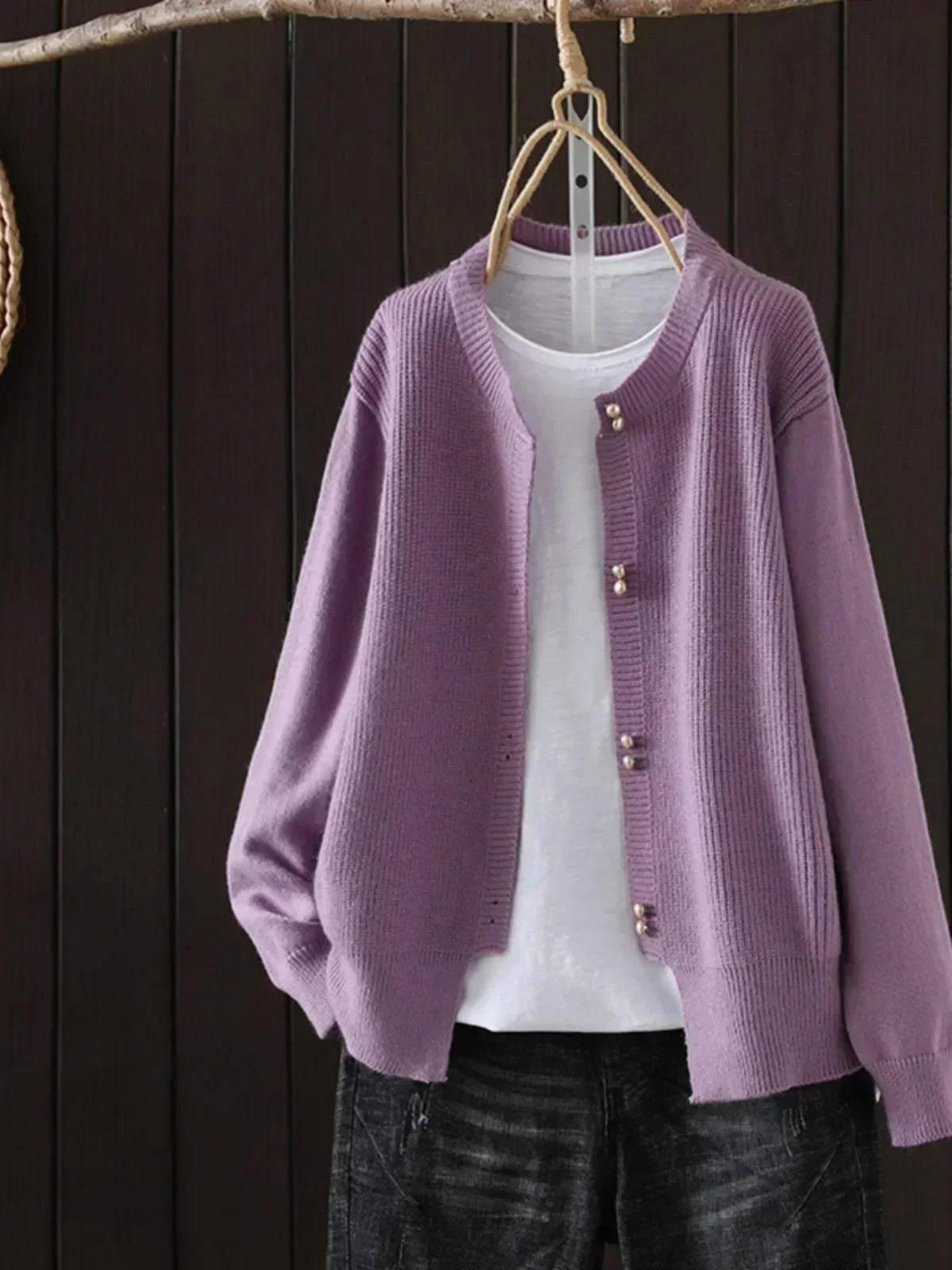 Women's Cardigan Button Front Closure