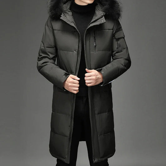Harrington Men's Down Filled Coat - 
Fashinoza