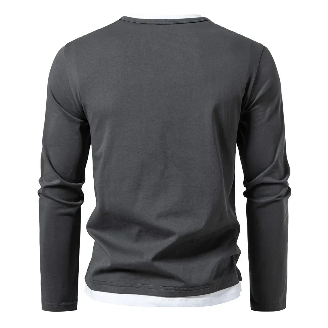 Men's Long Sleeve Henley Shirt