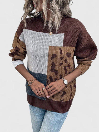 Women's Block Panel Sweater