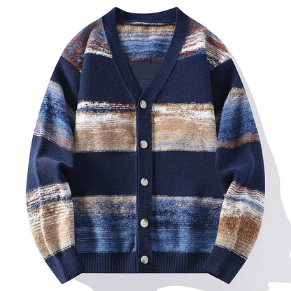 Gatsby Men's V-Neck Cardigan Sweater - 
Fashinoza