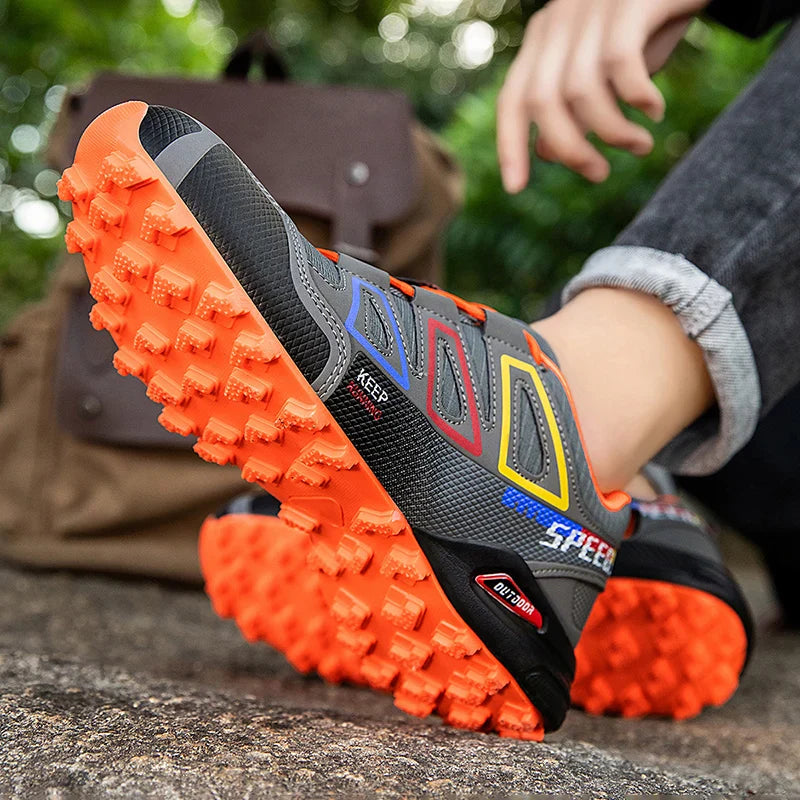 Men's Orthopedic Cycling Shoes Non-Slip Outdoor Cross-Country Trekking Sneakers